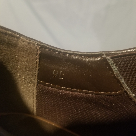 Greenwich village women's brown leather stiletto heel ankle booties - Picture 11 of 12